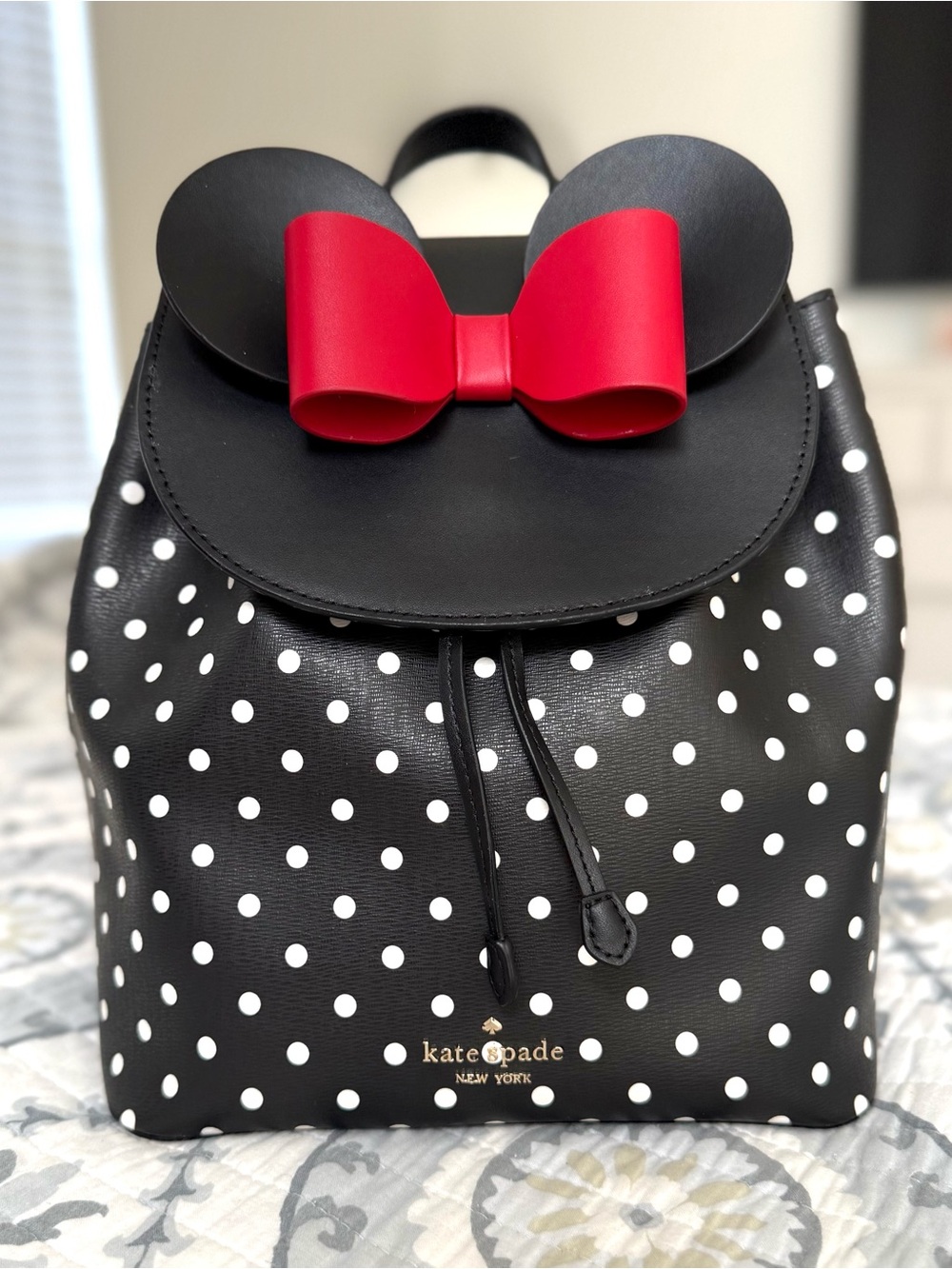 Kate Spade x Disney Minnie Mouse Polka Dot Backpack MSRP $379
